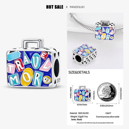 Sterling Silver 925 Devil Eye Charm Owl Miracle Beads Suitable for Pandora Original Bracelet Necklace Accessories Jewelry Gifts