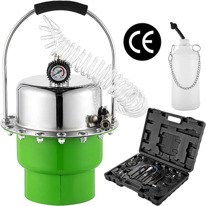 VEVOR Pneumatic Air Pressure Brake Bleeder Kit Car Brake Fluid Oil Change Tool With 5L Tank for Bleeding Brake and Clutch System