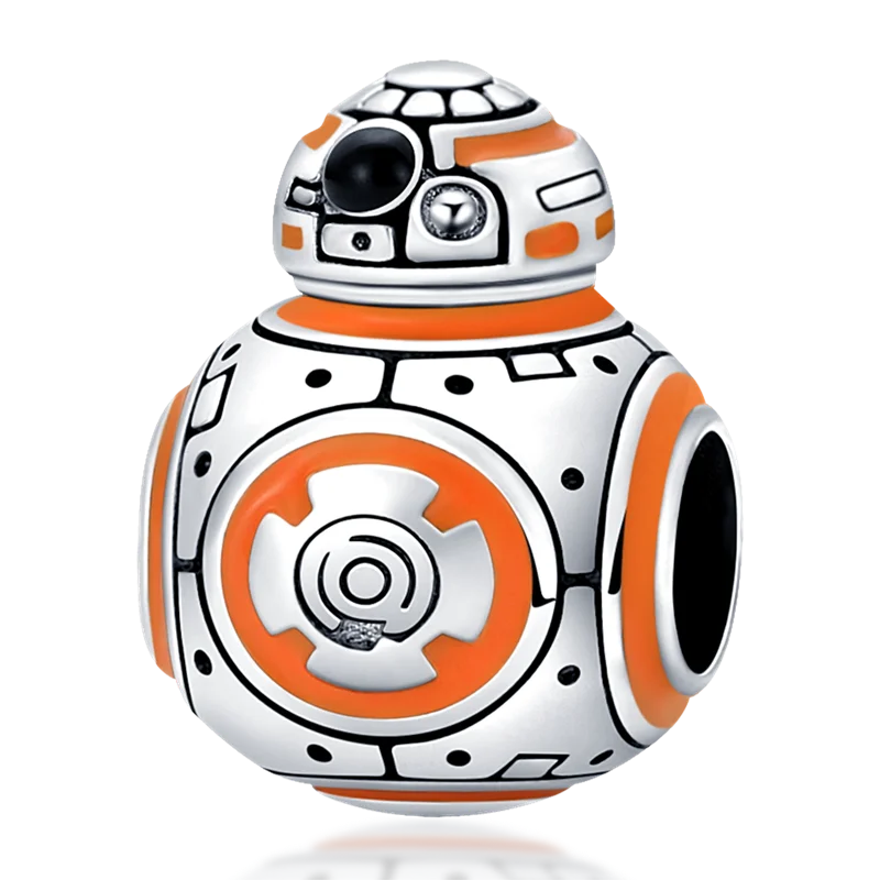 New 925 Sterling Silver Fashion Women's Wolf Head Dumbo Pendant Beads Suitable for Pandora Bracelet Necklace DIY Fine Jewelry