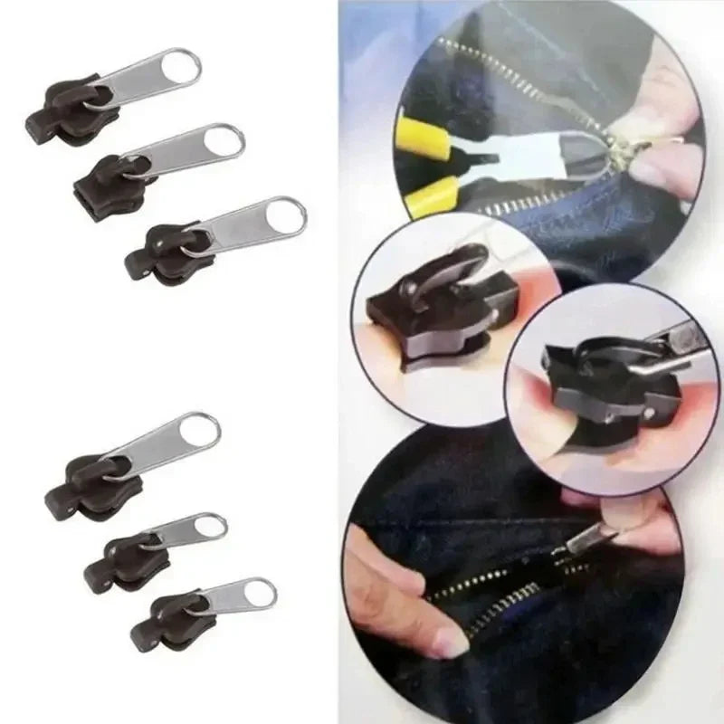 6pcs Zipper Large, Medium, And Small Sizes for Clothing Zipper Replacement and Repair Sewing Supplies Zipper Repair