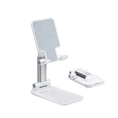 Foldable Phone Stand Adjustable Angle And Height With Silicone Pad Suitable For Desktop Fully Foldable Phone Stand Compatible