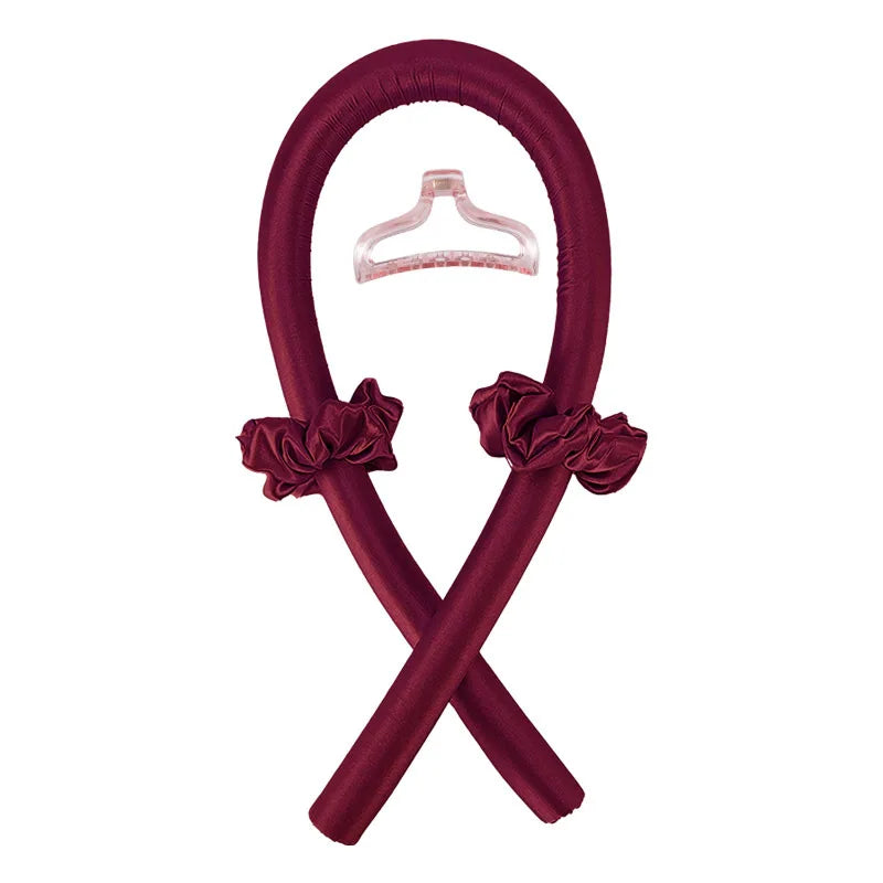 Heatless Curling Rod Headband No Heat Silk Curls Lazy Hair Curler Ribbon Hair Rollers Sleeping Soft Headband Hair Styling Tools