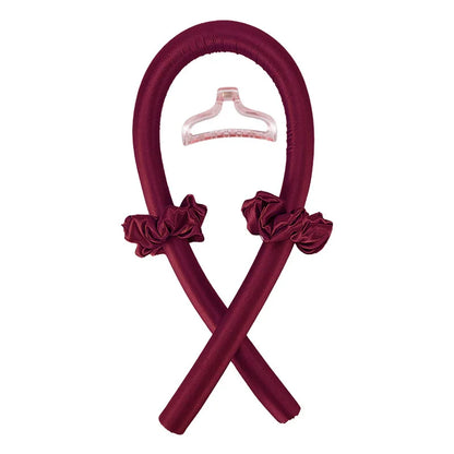 Heatless Curling Rod Headband No Heat Silk Curls Lazy Hair Curler Ribbon Hair Rollers Sleeping Soft Headband Hair Styling Tools