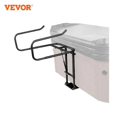 VEVOR Hot Tub Cover Lift Spa Cover Lift, Hydraulic Height 33.1" - 41.3" Width 53.1" - 92.5" Adjustable Installed Underneath