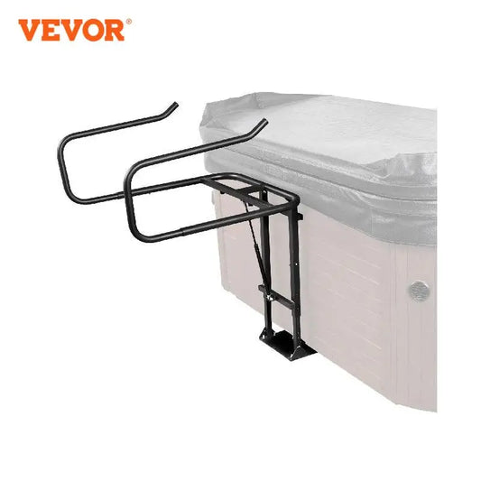 VEVOR Hot Tub Cover Lift Spa Cover Lift, Hydraulic Height 33.1" - 41.3" Width 53.1" - 92.5" Adjustable Installed Underneath
