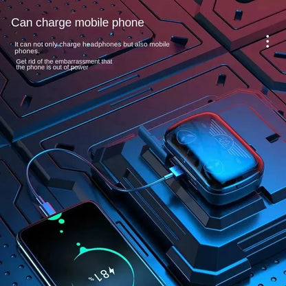 M20 Earbuds TWS Earphone Intelligente Touch Control Wireless Bluetooth-compatible Headphones Waterproof LED Display With Mic