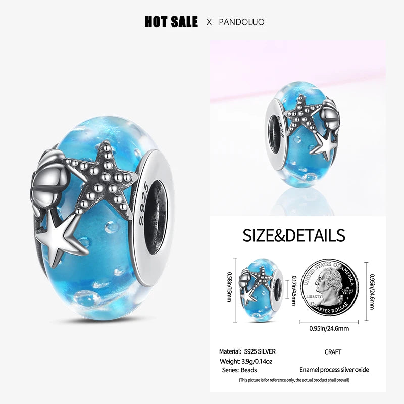 Sterling Silver 925 Devil Eye Charm Owl Miracle Beads Suitable for Pandora Original Bracelet Necklace Accessories Jewelry Gifts