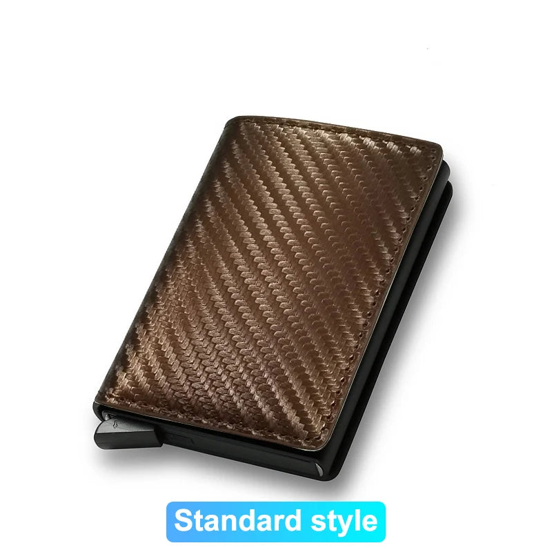 Rfid Credit Card Holder Men Wallets Bank Cardholder Case Small Leather Slim Thin Magic Mini Wallet Smart Minimalist Wallet 2023
