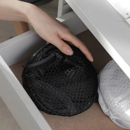 Children's Toy Storage Foldable Portable Net Grid Laundry Basket Dirty Dlothes Basket Dirty Clothes Basket Home Storage Clothes