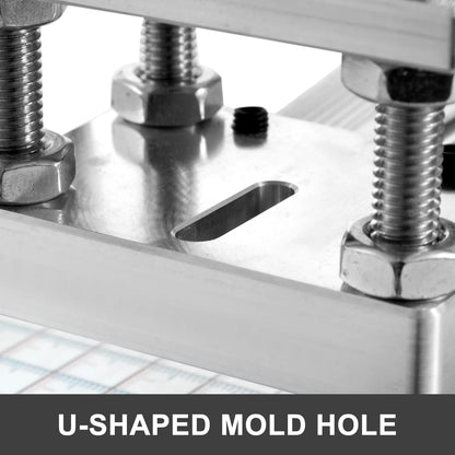 VEVOR WT-90DS Hot Foil Stamping Machine Manual Digital Heat Press Machinine PVC Leather Wood Custom Logo Embossing Bronzing