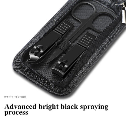 6 Pcs in 1 Portable Manicure Sets Pedicure Kits Bright Green Nail Clipper Set Personal Care Tools Eyebrow Scissors