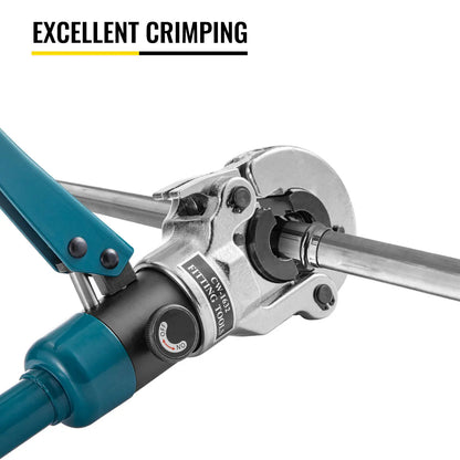 VEVOR Hydraulic Pex Pipe Aluminum Plastic Tube Crimping Tools CW-1632 hydraulic crimping tool Pressure Plumbing crimper For PB