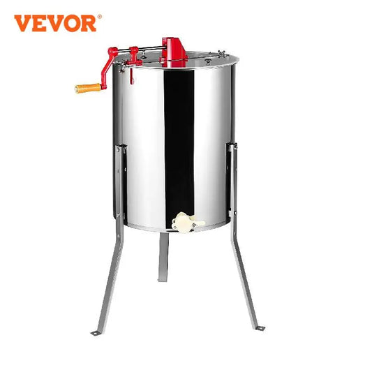VEVOR Manual Honey Extractor 4/8 Frames Honey Spinner Extractor Stainless Steel Beekeeping Extraction Honeycomb Drum Spinner