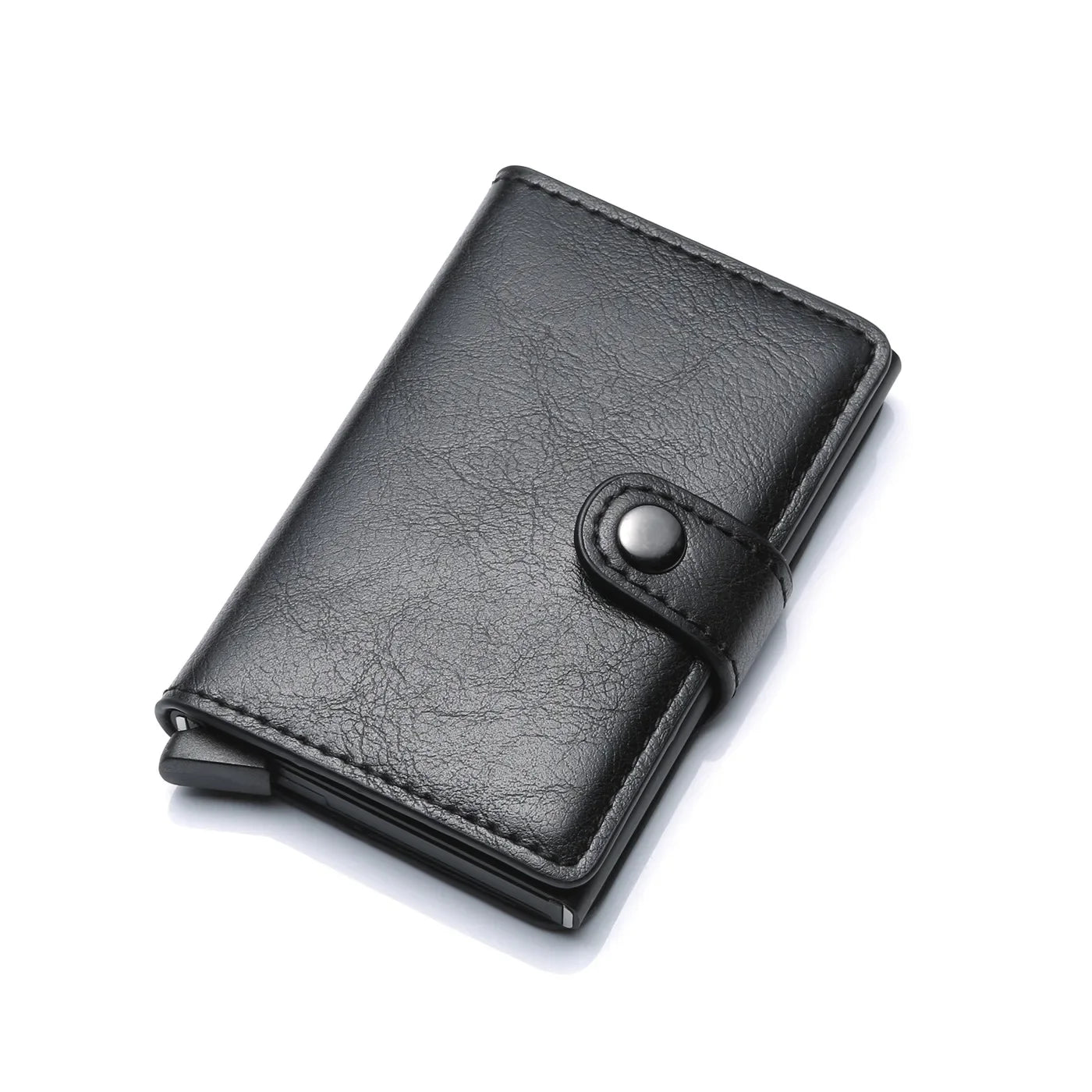 Rfid Credit Card Holder Men Wallets Bank Cardholder Case Small Leather Slim Thin Magic Mini Wallet Smart Minimalist Wallet 2024