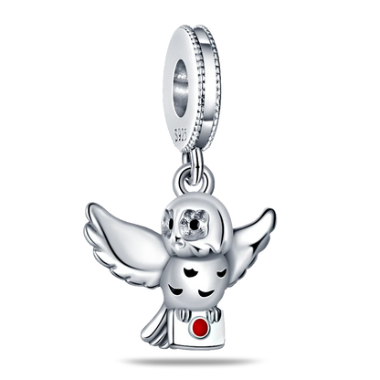 New 925 Sterling Silver Fashion Women's Wolf Head Dumbo Pendant Beads Suitable for Pandora Bracelet Necklace DIY Fine Jewelry