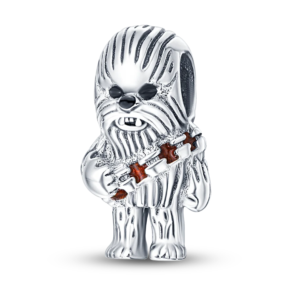 New 925 Sterling Silver Fashion Women's Wolf Head Dumbo Pendant Beads Suitable for Pandora Bracelet Necklace DIY Fine Jewelry