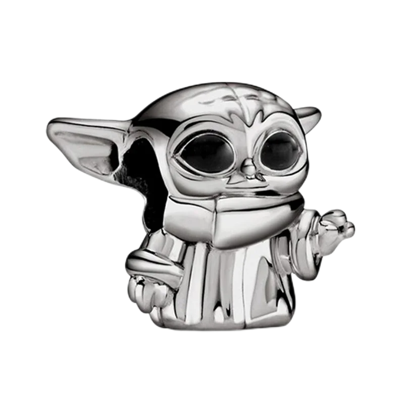 New 925 Sterling Silver Fashion Women's Wolf Head Dumbo Pendant Beads Suitable for Pandora Bracelet Necklace DIY Fine Jewelry