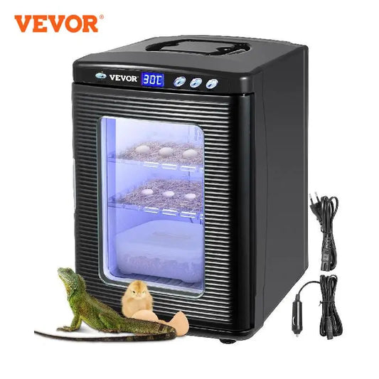 VEVOR 25L Reptile Incubator Digital Egg Incubator Scientific Lab Incubator Cooling and Heating 5-60°C Work for Small Reptiles