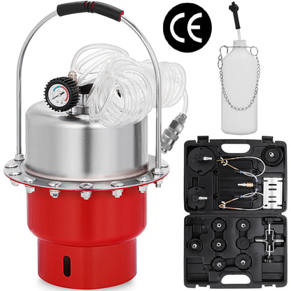 VEVOR Pneumatic Air Pressure Brake Bleeder Kit Car Brake Fluid Oil Change Tool With 5L Tank for Bleeding Brake and Clutch System