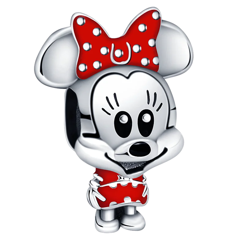 New 925 Sterling Silver Fashion Women's Wolf Head Dumbo Pendant Beads Suitable for Pandora Bracelet Necklace DIY Fine Jewelry