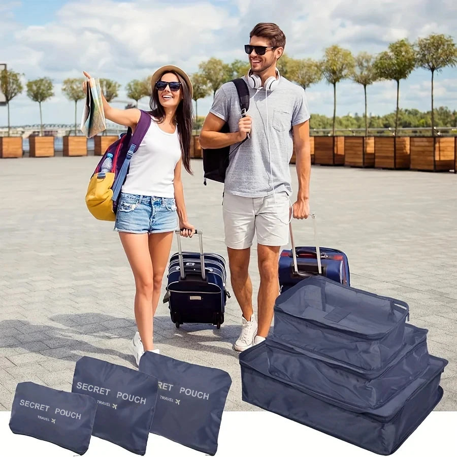 6 Pcs Travel Luggage Storage Bags, Versatile Lightweight Storage Pouch, Dustproof Duffle Bag