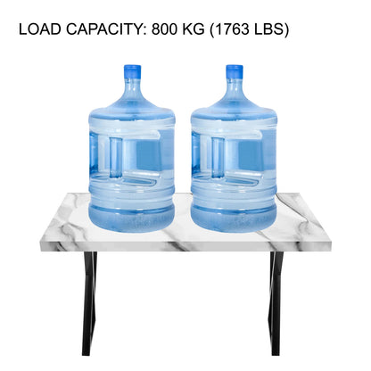 VEVOR 2PCS Table Legs Metal Black Furniture Legs Heavy Duty Industry Desk Adjustable Non-Slip Feet Nordic Style For Coffee Table