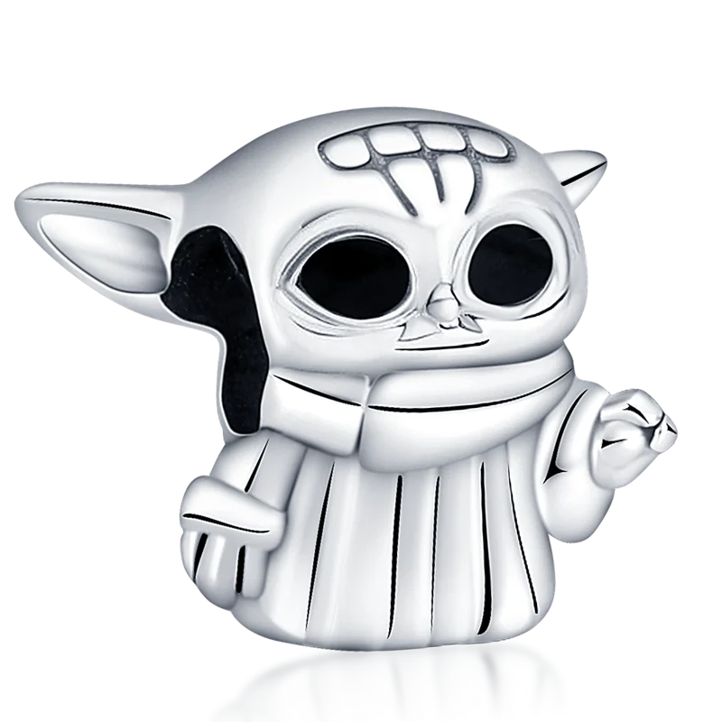 New 925 Sterling Silver Fashion Women's Wolf Head Dumbo Pendant Beads Suitable for Pandora Bracelet Necklace DIY Fine Jewelry