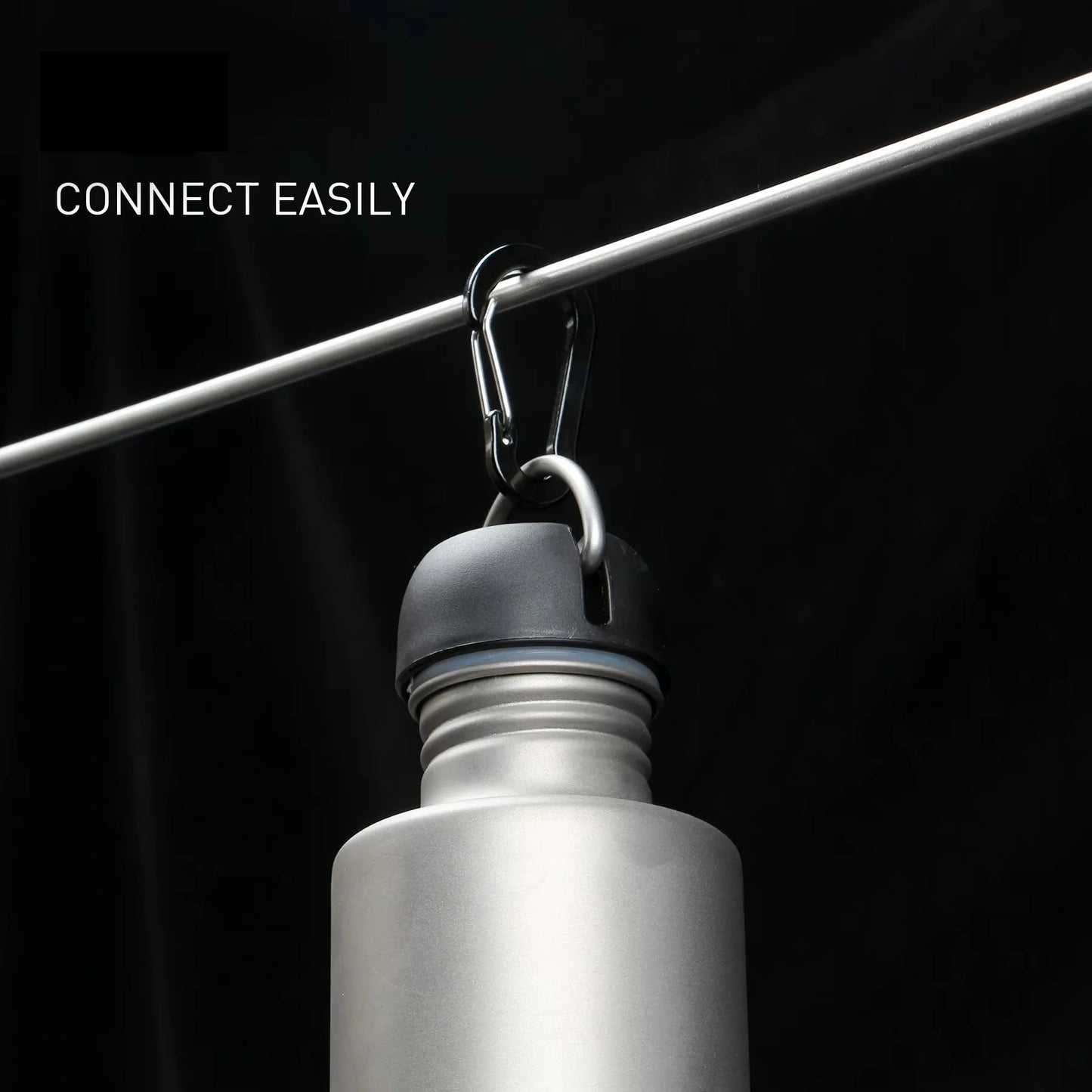 Fishing CC1 6Pcs Aluminum Alloy Carabiner Keychain Outdoor Camping Climbing Snap Clip Lock Buckle Hook Fishing Accessories