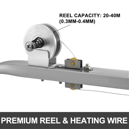 VEVOR Foam Cutter Machine Adjustable Angle Controllable Temperature Table Fire MDF + Alloy Styrofoam Sponge Cutting Tool Kit