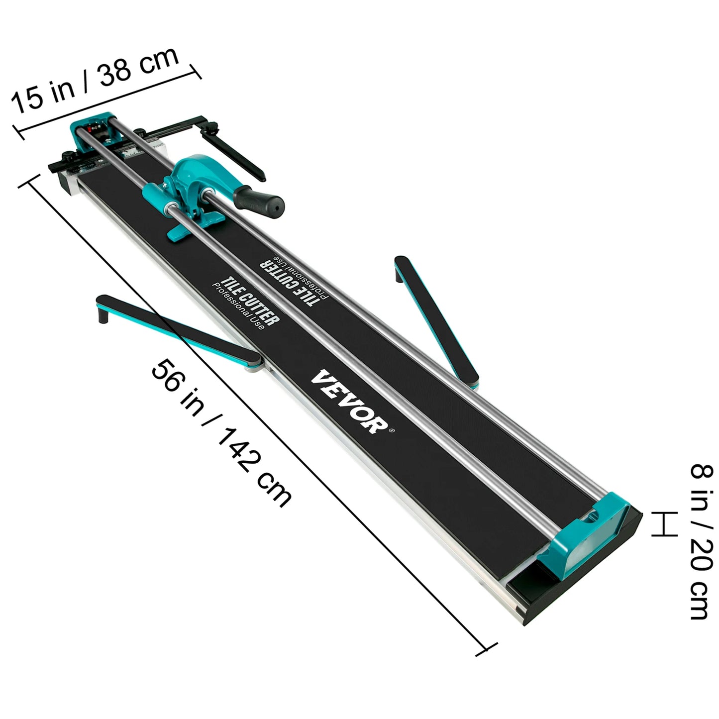 VEVOR 1200MM Tile Cutter, High Precision Manual Ceramic Floor Tiles Tile Cutter, 48 Inch Cutting Machine for Precision Cutting