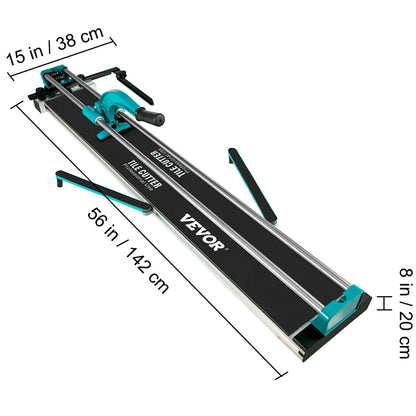 VEVOR 1200MM Tile Cutter, High Precision Manual Ceramic Floor Tiles Tile Cutter, 48 Inch Cutting Machine for Precision Cutting