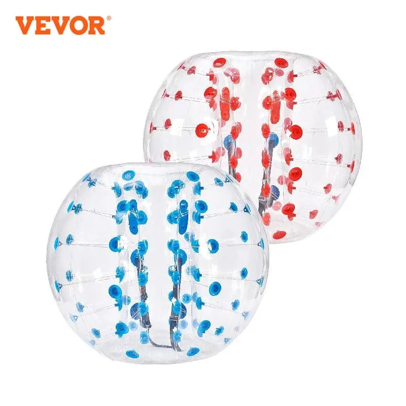 VEVOR 2-Pack 5FT/1.5M Inflatable Bumper Balls 0.8mm Thick Bubble Soccer Balls Inflatable Zorb Balls for Adults Children