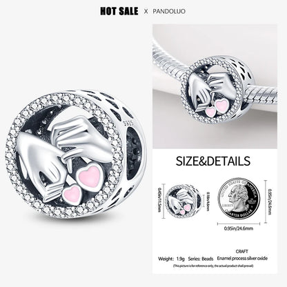 Sterling Silver 925 Devil Eye Charm Owl Miracle Beads Suitable for Pandora Original Bracelet Necklace Accessories Jewelry Gifts