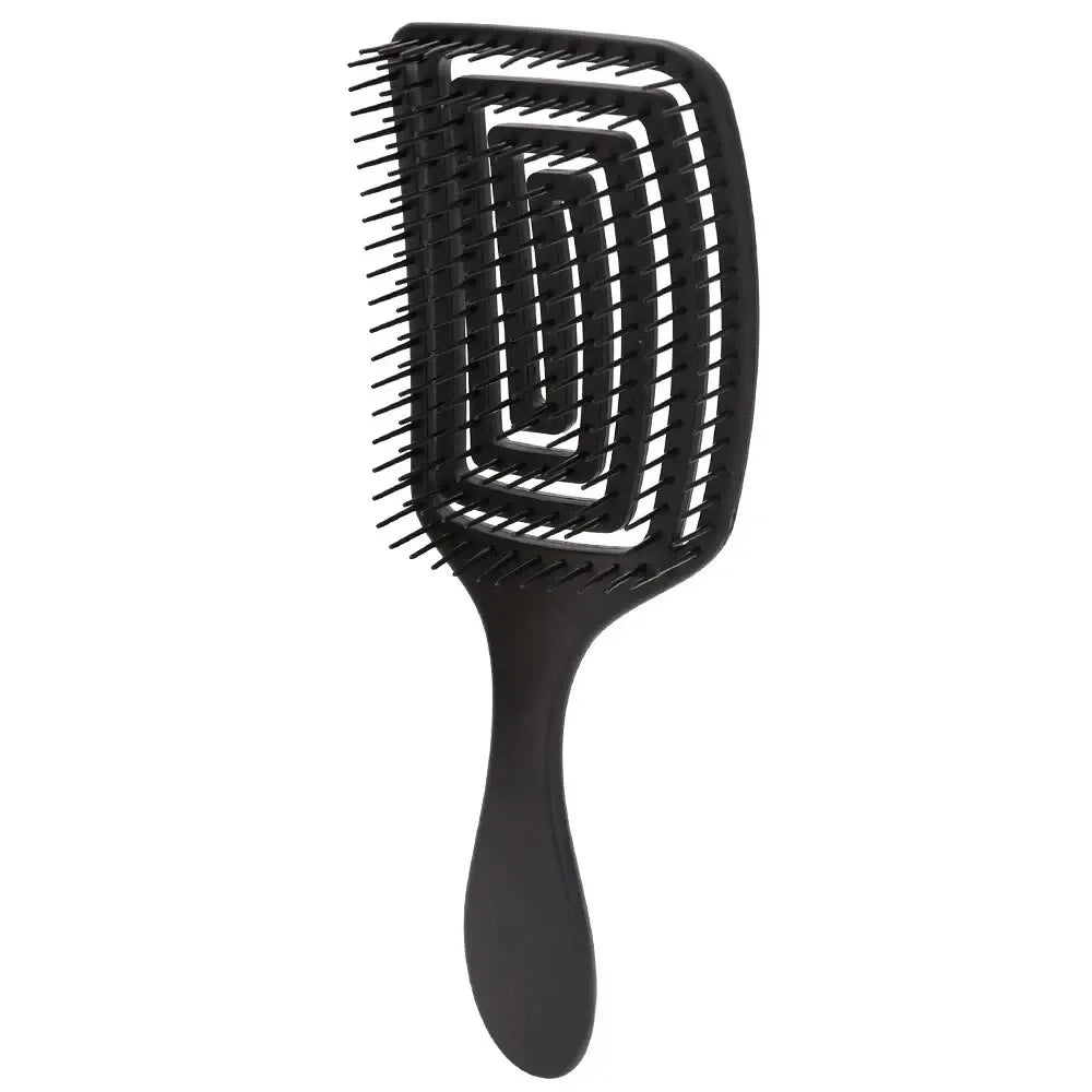 Hair Brush Hair Comb Detangling Hair Brush Bristle&Nylon Women Wet Massage Comb Curly Hairdressing Salon Styling Tools