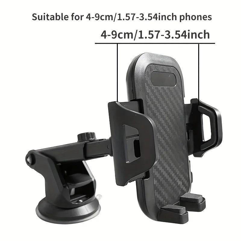 Car Dashboard Suction Cup Telescopic Rod Universal Mobile Phone Holder