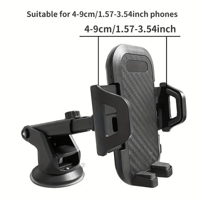 Car Dashboard Suction Cup Telescopic Rod Universal Mobile Phone Holder