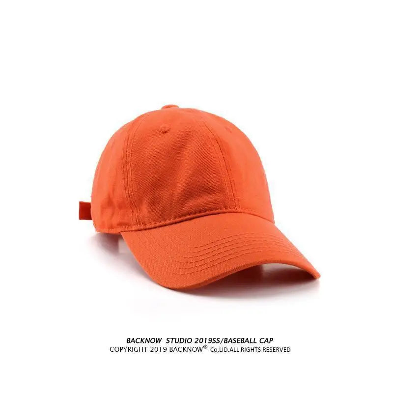 Hat Duck Tongue Versatile Women's Korean Style Cotton Japanese Style Baseball Cap Casual Couple Soft Top Skin-friendly Peaked...