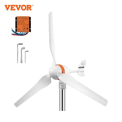 VEVOR Wind Turbine Generator 12V AC 300W-500W Wind Power Generator W/ MPPT Controller 3 5 Blades Auto Adjust Windward Home Use