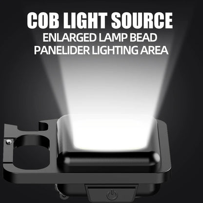 Super Bright MlNl coB Keychain Flashlight charging Lamp camping Lights with Magnet 4 Lighting Modes for camping Home