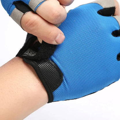 New Models Fitness Exercise Glove Fingerless Men Women Bodybuilding Exercise Sports Gloves Slip Breathable Wear Resistant
