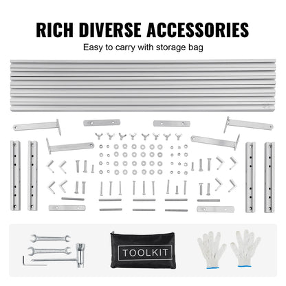 VEVOR Chainsaw Mill Planking Milling 9ft Guide Bar Wood Lumber Cutting Portable Sawmill Aluminum Steel Chain Saw Mill