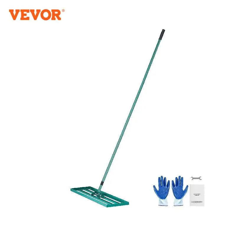 VEVOR Lawn Leveling Rake 36inchx10inch Heavy-duty Lawn Leveler With 78inch Steel Extended Handle For Garden Golf Lawn Farm