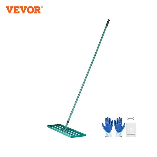 VEVOR Lawn Leveling Rake 36inchx10inch Heavy-duty Lawn Leveler With 78inch Steel Extended Handle For Garden Golf Lawn Farm