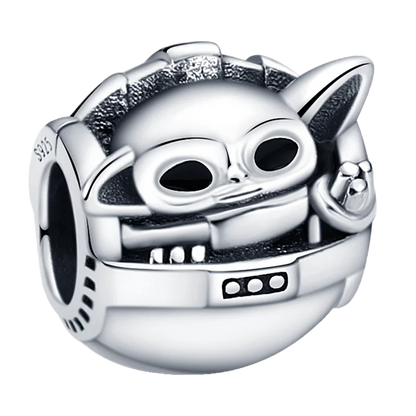 New 925 Sterling Silver Fashion Women's Wolf Head Dumbo Pendant Beads Suitable for Pandora Bracelet Necklace DIY Fine Jewelry