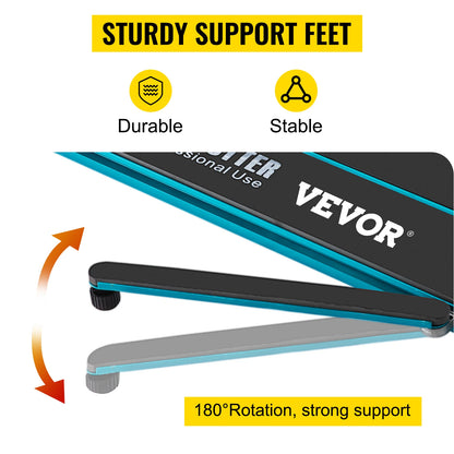 VEVOR Manual Tile Cutter Laser Positioning Double Rails W/ Supporting Feet Professional Push Knife for Cutting Ceramic Porcelain