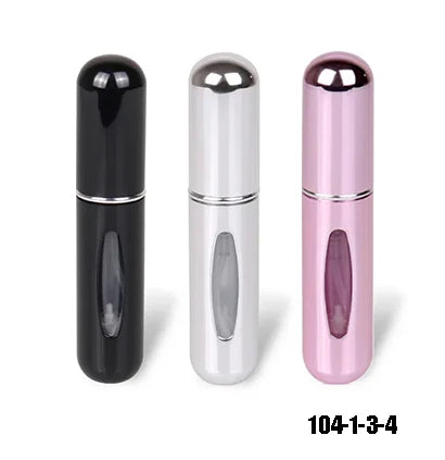 Solid Color 5ml Bottom Flush Rechargeable Perfume Bottle Sprayer Small Portable Cosmetic Refill Perfume