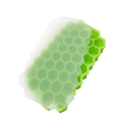 1PCS New Creative Silicone Honeycomb Ice Compartment Ice Box Homemade Frozen Ice Cube Mould Home Freezer