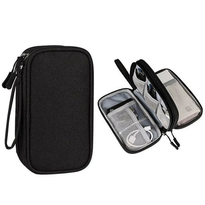 Portable Travel Digital Product Storage Bag Organizer Multi-layer Headset Cable Bag Charging Treasure USB Data Cable Bag