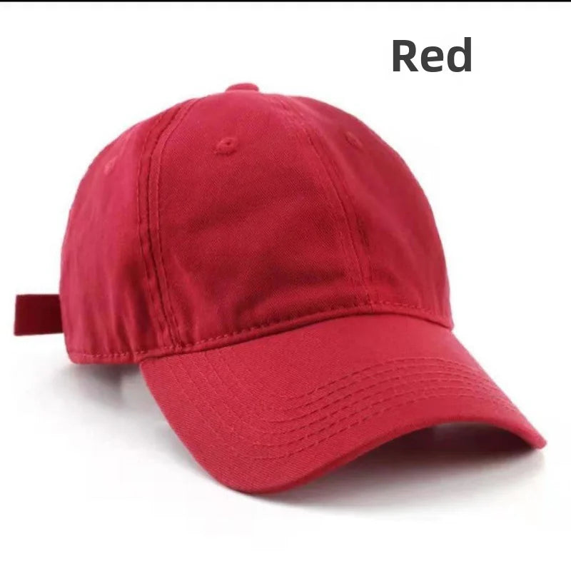 Hat Duck Tongue Versatile Women's Korean Style Cotton Japanese Style Baseball Cap Casual Couple Soft Top Skin-friendly Peaked...