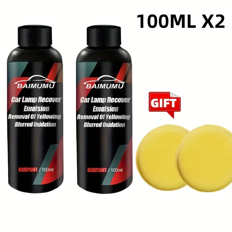 Car Headlight Restoration Polishing Kits Headlamp Repair Kits Car Light Polisher Cleaning Paste Cars Paint Refurbish Agent